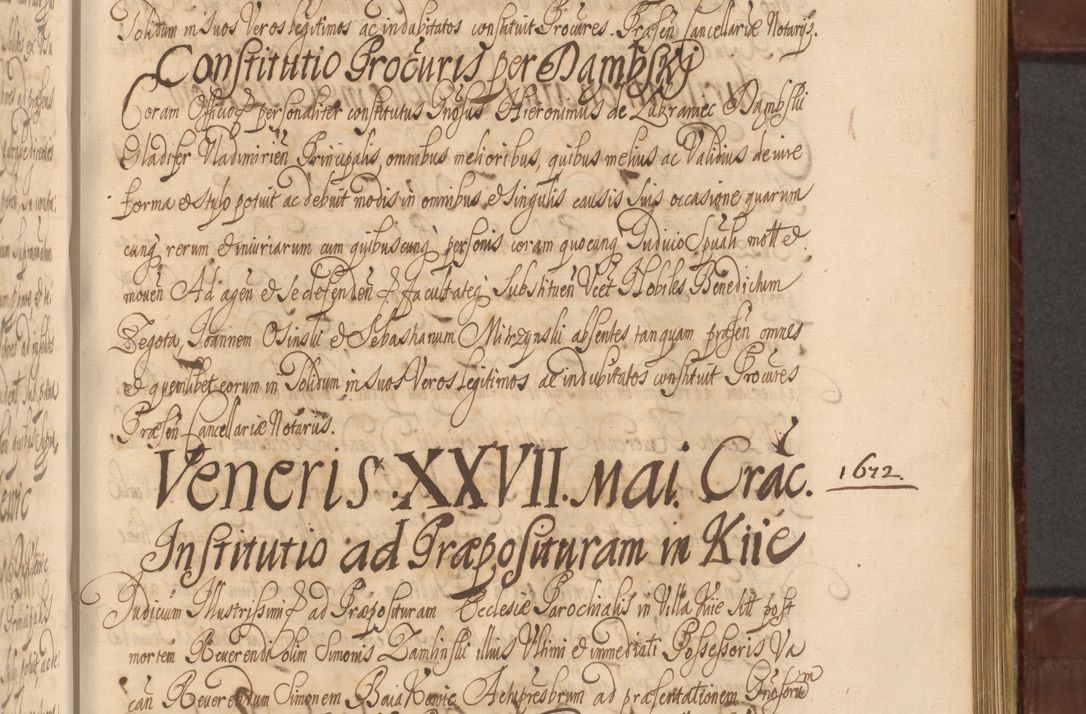 Zdjęcie nr 818 dla obiektu archiwalnego: Acta actorum episcopalium R. D. Andreae Trzebicki ab anno 1670 ad annum 1675 mensem Martinum acticatorum Volumen V