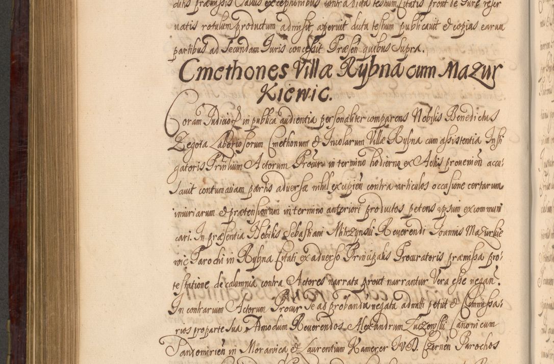 Zdjęcie nr 809 dla obiektu archiwalnego: Acta actorum episcopalium R. D. Andreae Trzebicki ab anno 1670 ad annum 1675 mensem Martinum acticatorum Volumen V