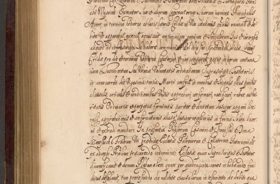 Zdjęcie nr 803 dla obiektu archiwalnego: Acta actorum episcopalium R. D. Andreae Trzebicki ab anno 1670 ad annum 1675 mensem Martinum acticatorum Volumen V