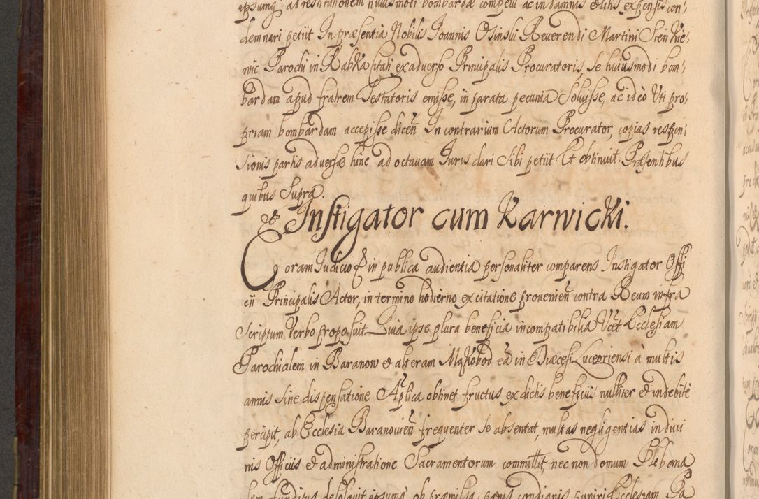 Zdjęcie nr 795 dla obiektu archiwalnego: Acta actorum episcopalium R. D. Andreae Trzebicki ab anno 1670 ad annum 1675 mensem Martinum acticatorum Volumen V