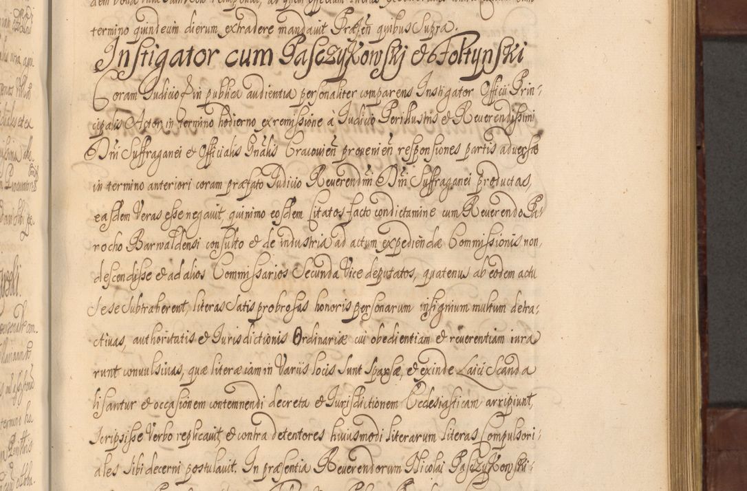 Zdjęcie nr 792 dla obiektu archiwalnego: Acta actorum episcopalium R. D. Andreae Trzebicki ab anno 1670 ad annum 1675 mensem Martinum acticatorum Volumen V