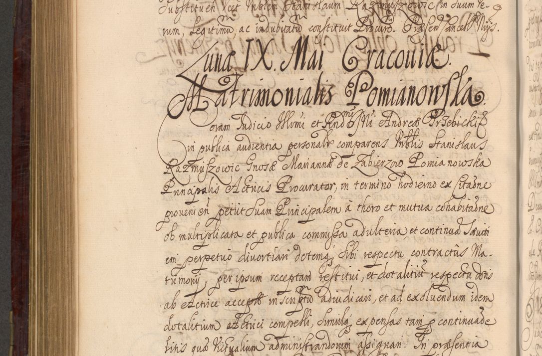Zdjęcie nr 787 dla obiektu archiwalnego: Acta actorum episcopalium R. D. Andreae Trzebicki ab anno 1670 ad annum 1675 mensem Martinum acticatorum Volumen V