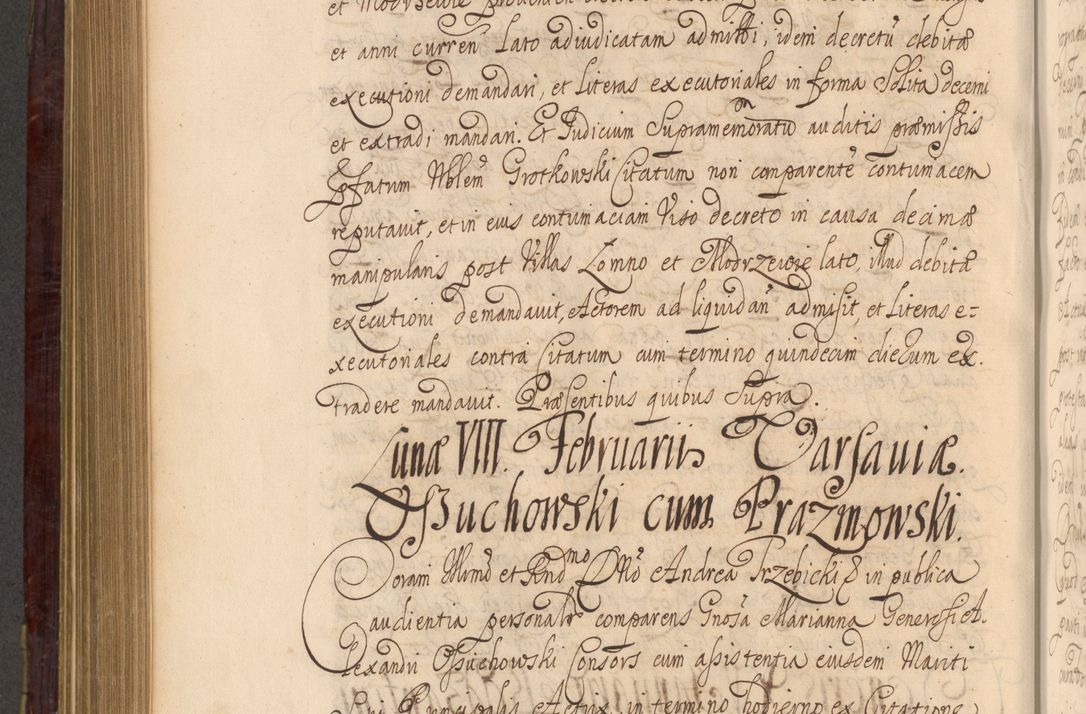 Zdjęcie nr 779 dla obiektu archiwalnego: Acta actorum episcopalium R. D. Andreae Trzebicki ab anno 1670 ad annum 1675 mensem Martinum acticatorum Volumen V