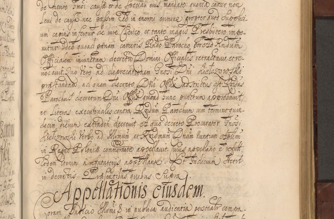 Zdjęcie nr 774 dla obiektu archiwalnego: Acta actorum episcopalium R. D. Andreae Trzebicki ab anno 1670 ad annum 1675 mensem Martinum acticatorum Volumen V