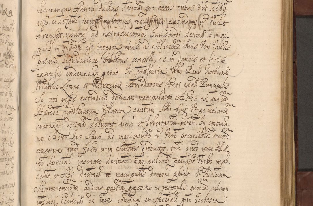 Zdjęcie nr 770 dla obiektu archiwalnego: Acta actorum episcopalium R. D. Andreae Trzebicki ab anno 1670 ad annum 1675 mensem Martinum acticatorum Volumen V