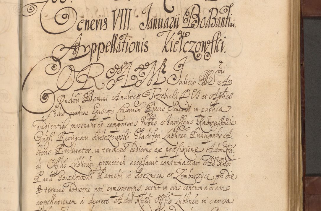Zdjęcie nr 768 dla obiektu archiwalnego: Acta actorum episcopalium R. D. Andreae Trzebicki ab anno 1670 ad annum 1675 mensem Martinum acticatorum Volumen V