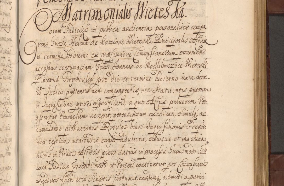 Zdjęcie nr 754 dla obiektu archiwalnego: Acta actorum episcopalium R. D. Andreae Trzebicki ab anno 1670 ad annum 1675 mensem Martinum acticatorum Volumen V