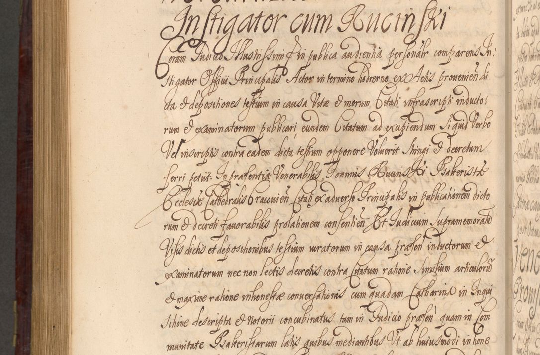 Zdjęcie nr 1135 dla obiektu archiwalnego: Acta actorum episcopalium R. D. Andreae Trzebicki ab anno 1670 ad annum 1675 mensem Martinum acticatorum Volumen V