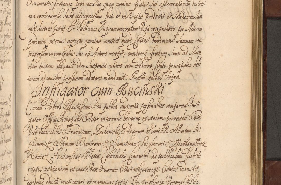 Zdjęcie nr 1134 dla obiektu archiwalnego: Acta actorum episcopalium R. D. Andreae Trzebicki ab anno 1670 ad annum 1675 mensem Martinum acticatorum Volumen V