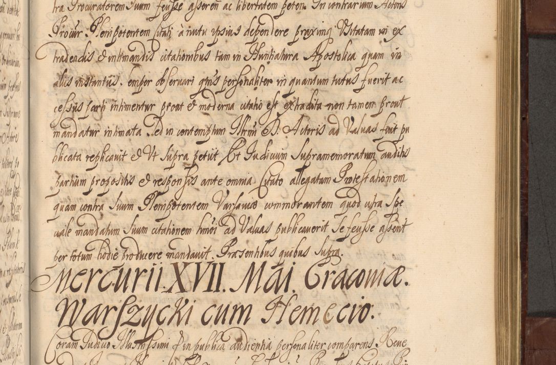 Zdjęcie nr 1114 dla obiektu archiwalnego: Acta actorum episcopalium R. D. Andreae Trzebicki ab anno 1670 ad annum 1675 mensem Martinum acticatorum Volumen V