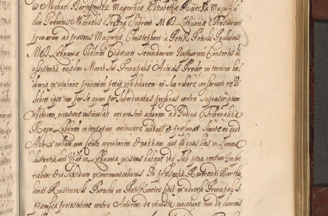 Zdjęcie nr 1108 dla obiektu archiwalnego: Acta actorum episcopalium R. D. Andreae Trzebicki ab anno 1670 ad annum 1675 mensem Martinum acticatorum Volumen V