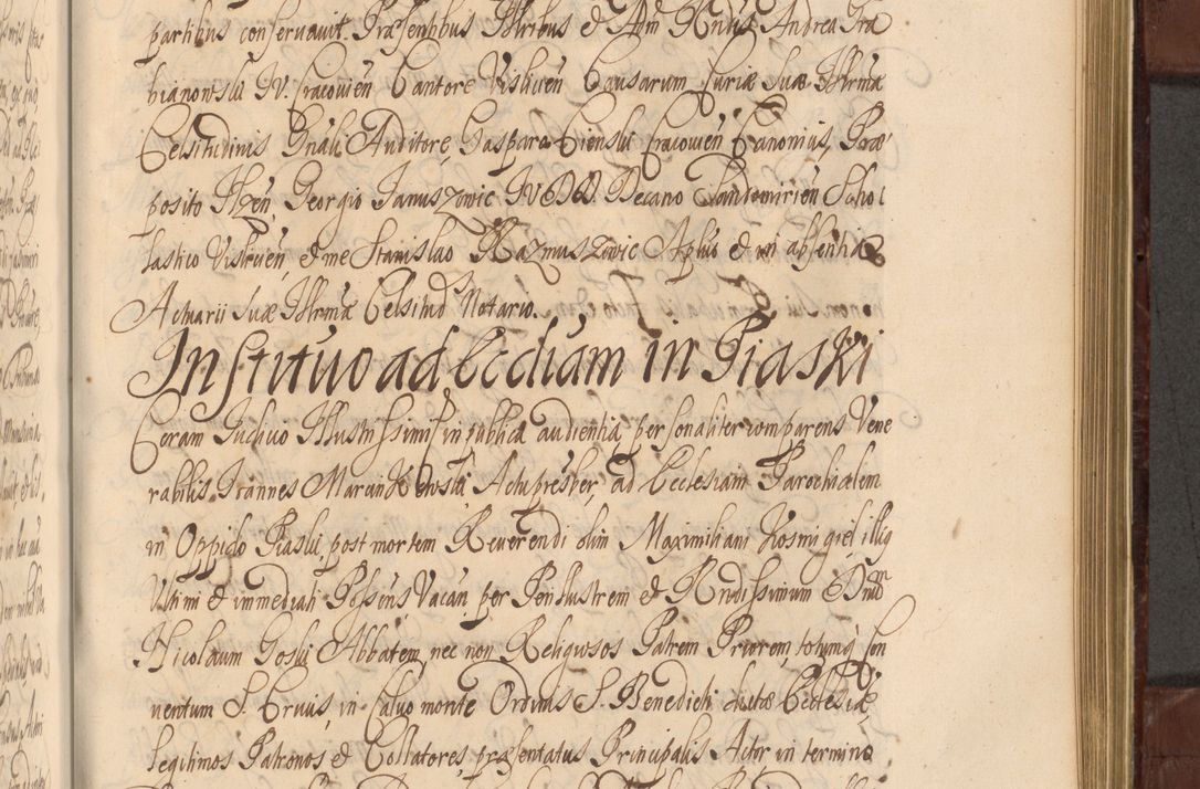 Zdjęcie nr 1106 dla obiektu archiwalnego: Acta actorum episcopalium R. D. Andreae Trzebicki ab anno 1670 ad annum 1675 mensem Martinum acticatorum Volumen V
