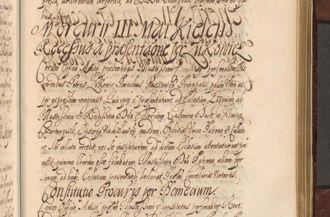 Zdjęcie nr 1100 dla obiektu archiwalnego: Acta actorum episcopalium R. D. Andreae Trzebicki ab anno 1670 ad annum 1675 mensem Martinum acticatorum Volumen V