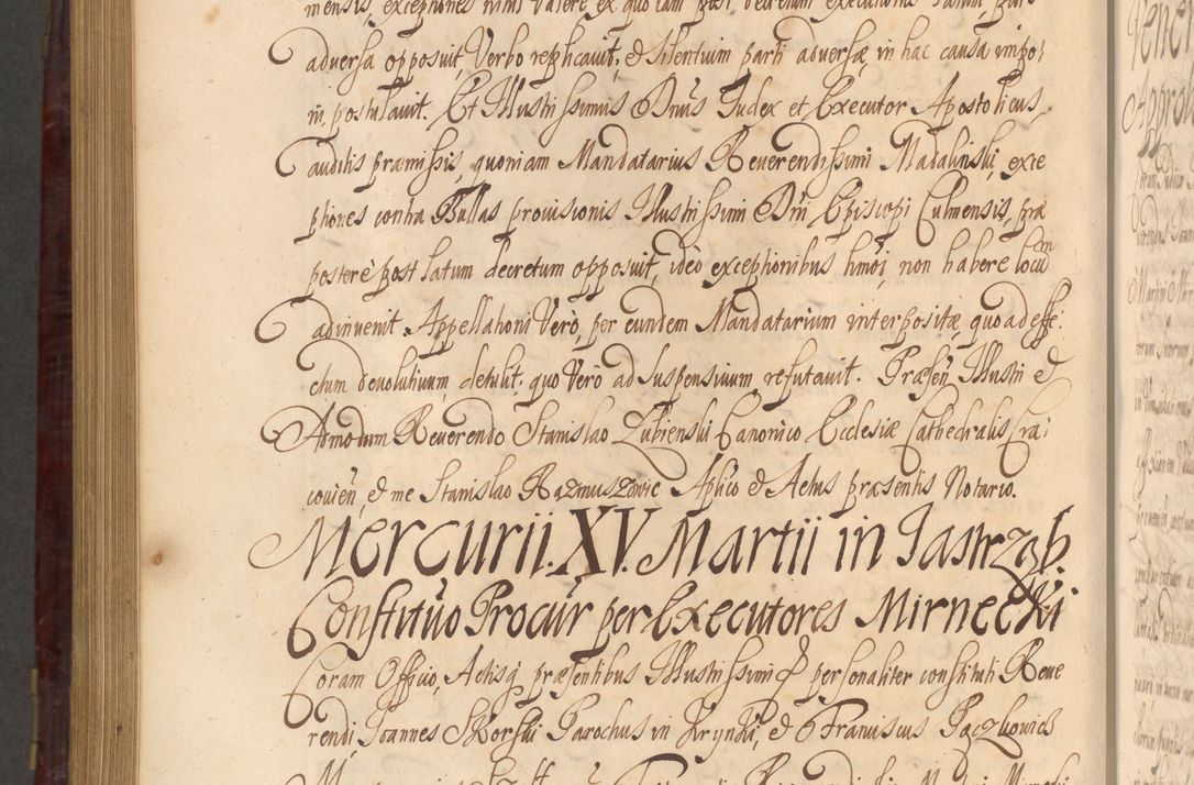 Zdjęcie nr 1095 dla obiektu archiwalnego: Acta actorum episcopalium R. D. Andreae Trzebicki ab anno 1670 ad annum 1675 mensem Martinum acticatorum Volumen V