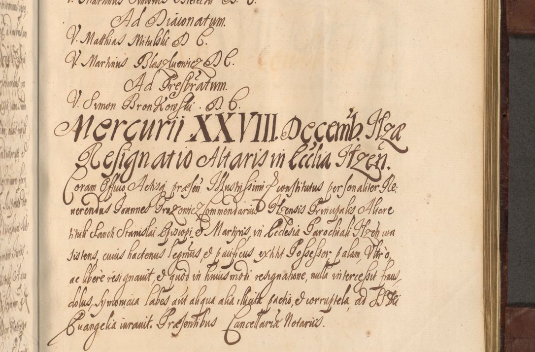 Zdjęcie nr 1088 dla obiektu archiwalnego: Acta actorum episcopalium R. D. Andreae Trzebicki ab anno 1670 ad annum 1675 mensem Martinum acticatorum Volumen V