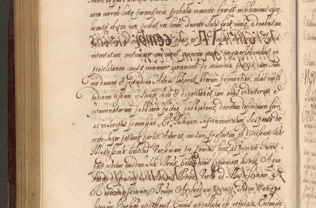 Zdjęcie nr 1087 dla obiektu archiwalnego: Acta actorum episcopalium R. D. Andreae Trzebicki ab anno 1670 ad annum 1675 mensem Martinum acticatorum Volumen V