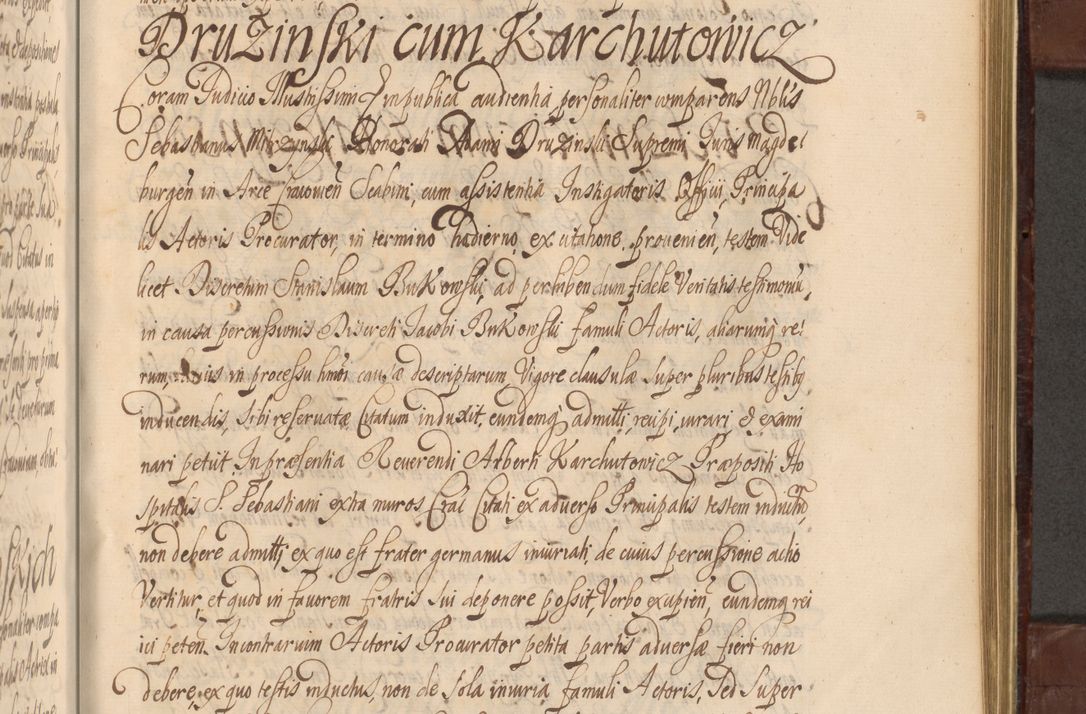 Zdjęcie nr 1080 dla obiektu archiwalnego: Acta actorum episcopalium R. D. Andreae Trzebicki ab anno 1670 ad annum 1675 mensem Martinum acticatorum Volumen V