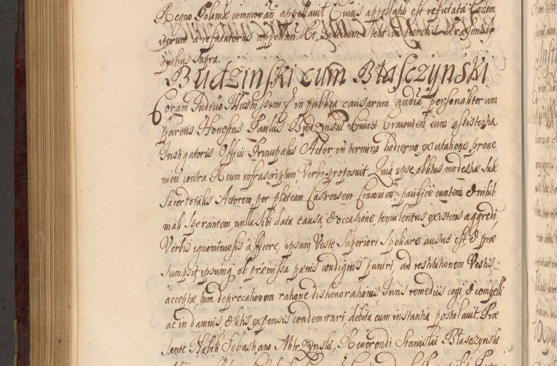 Zdjęcie nr 1081 dla obiektu archiwalnego: Acta actorum episcopalium R. D. Andreae Trzebicki ab anno 1670 ad annum 1675 mensem Martinum acticatorum Volumen V