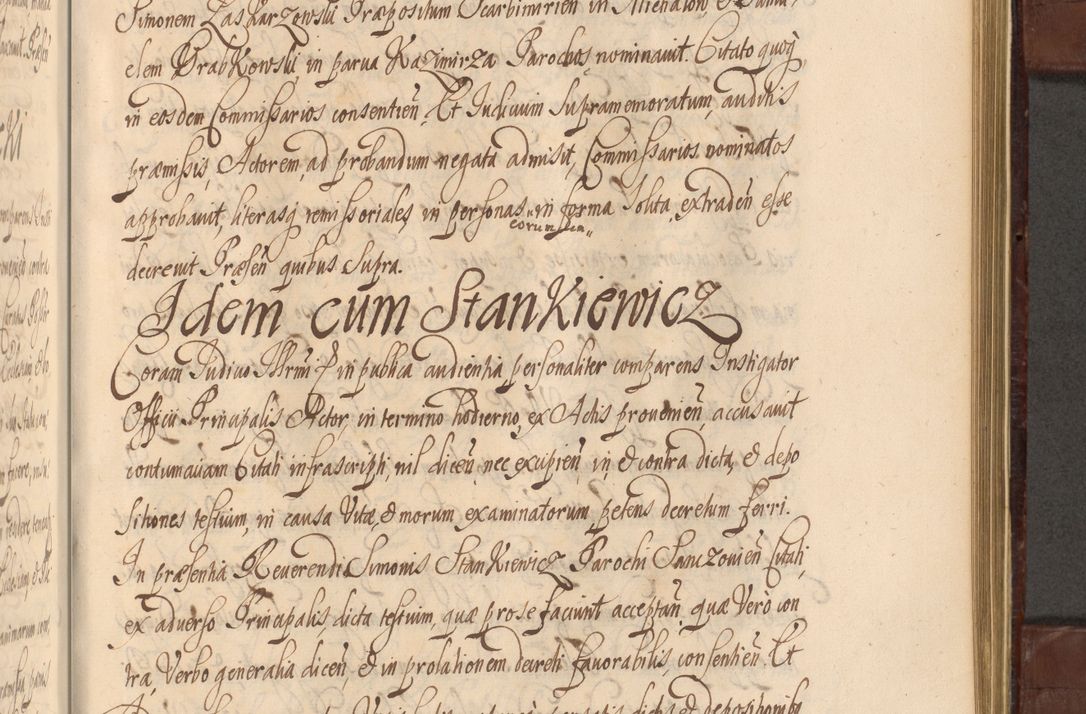 Zdjęcie nr 1072 dla obiektu archiwalnego: Acta actorum episcopalium R. D. Andreae Trzebicki ab anno 1670 ad annum 1675 mensem Martinum acticatorum Volumen V