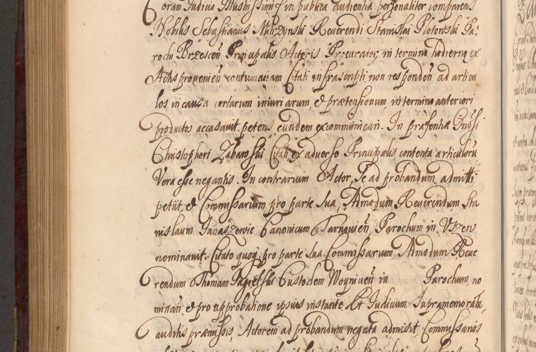 Zdjęcie nr 1075 dla obiektu archiwalnego: Acta actorum episcopalium R. D. Andreae Trzebicki ab anno 1670 ad annum 1675 mensem Martinum acticatorum Volumen V