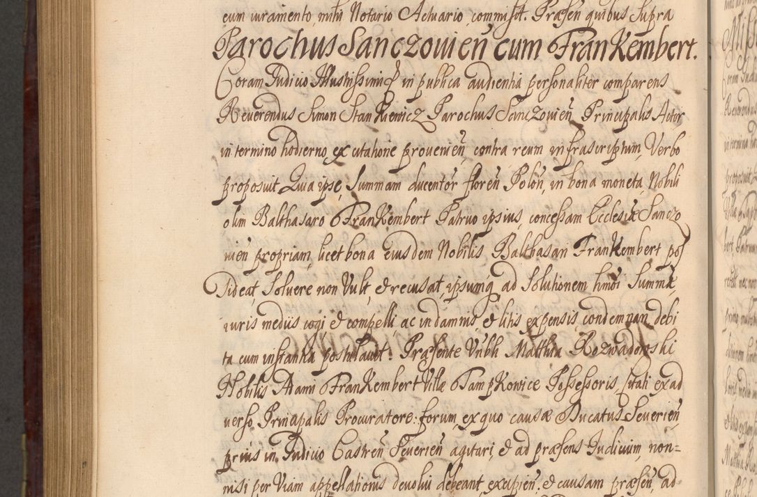 Zdjęcie nr 1063 dla obiektu archiwalnego: Acta actorum episcopalium R. D. Andreae Trzebicki ab anno 1670 ad annum 1675 mensem Martinum acticatorum Volumen V