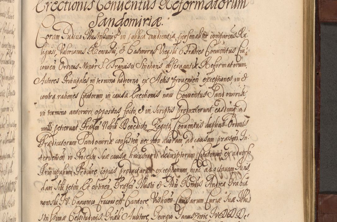 Zdjęcie nr 1058 dla obiektu archiwalnego: Acta actorum episcopalium R. D. Andreae Trzebicki ab anno 1670 ad annum 1675 mensem Martinum acticatorum Volumen V