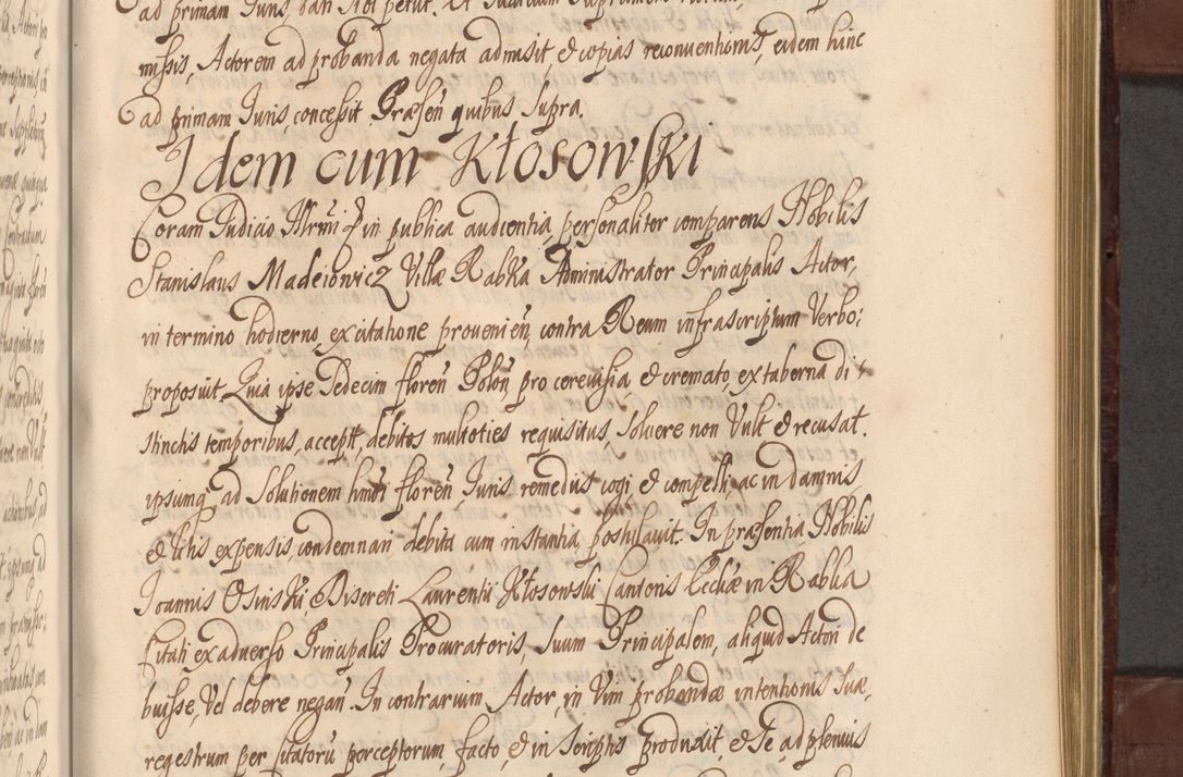 Zdjęcie nr 1050 dla obiektu archiwalnego: Acta actorum episcopalium R. D. Andreae Trzebicki ab anno 1670 ad annum 1675 mensem Martinum acticatorum Volumen V