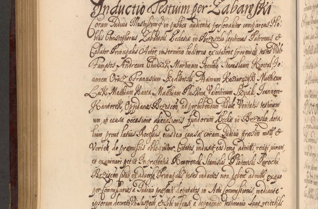 Zdjęcie nr 1047 dla obiektu archiwalnego: Acta actorum episcopalium R. D. Andreae Trzebicki ab anno 1670 ad annum 1675 mensem Martinum acticatorum Volumen V
