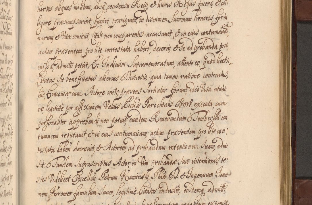 Zdjęcie nr 1042 dla obiektu archiwalnego: Acta actorum episcopalium R. D. Andreae Trzebicki ab anno 1670 ad annum 1675 mensem Martinum acticatorum Volumen V