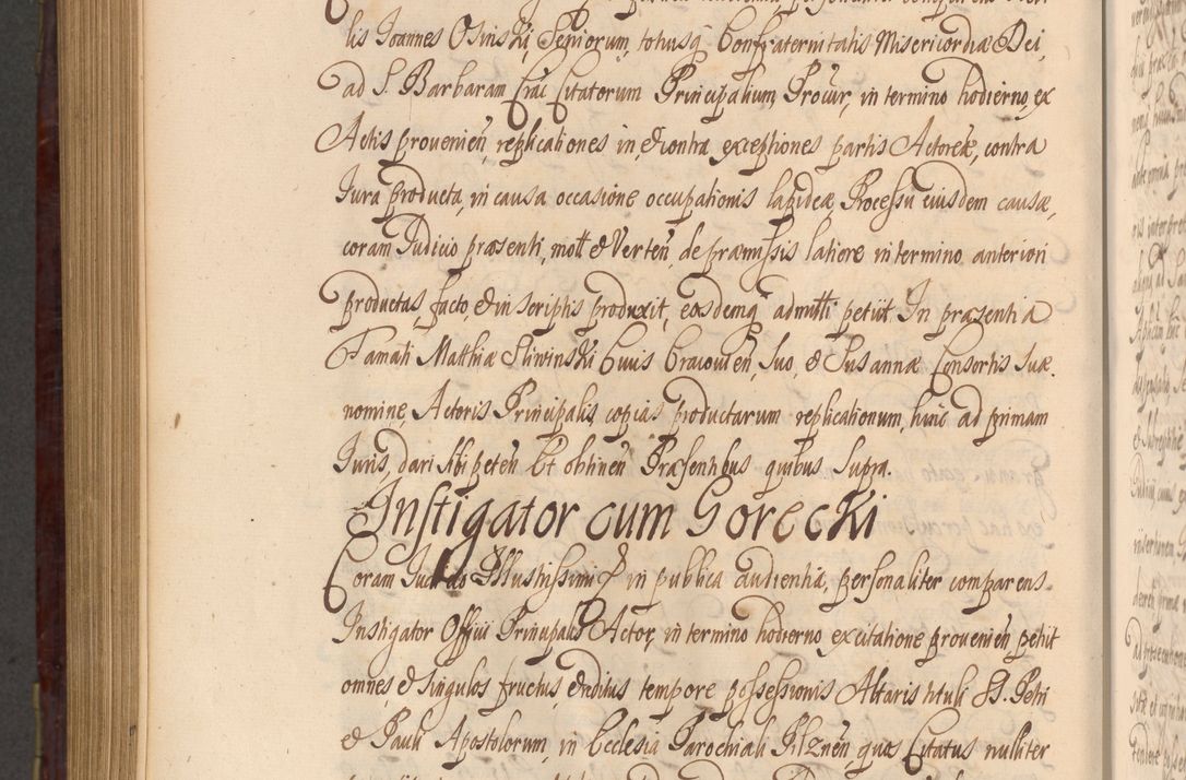 Zdjęcie nr 1045 dla obiektu archiwalnego: Acta actorum episcopalium R. D. Andreae Trzebicki ab anno 1670 ad annum 1675 mensem Martinum acticatorum Volumen V