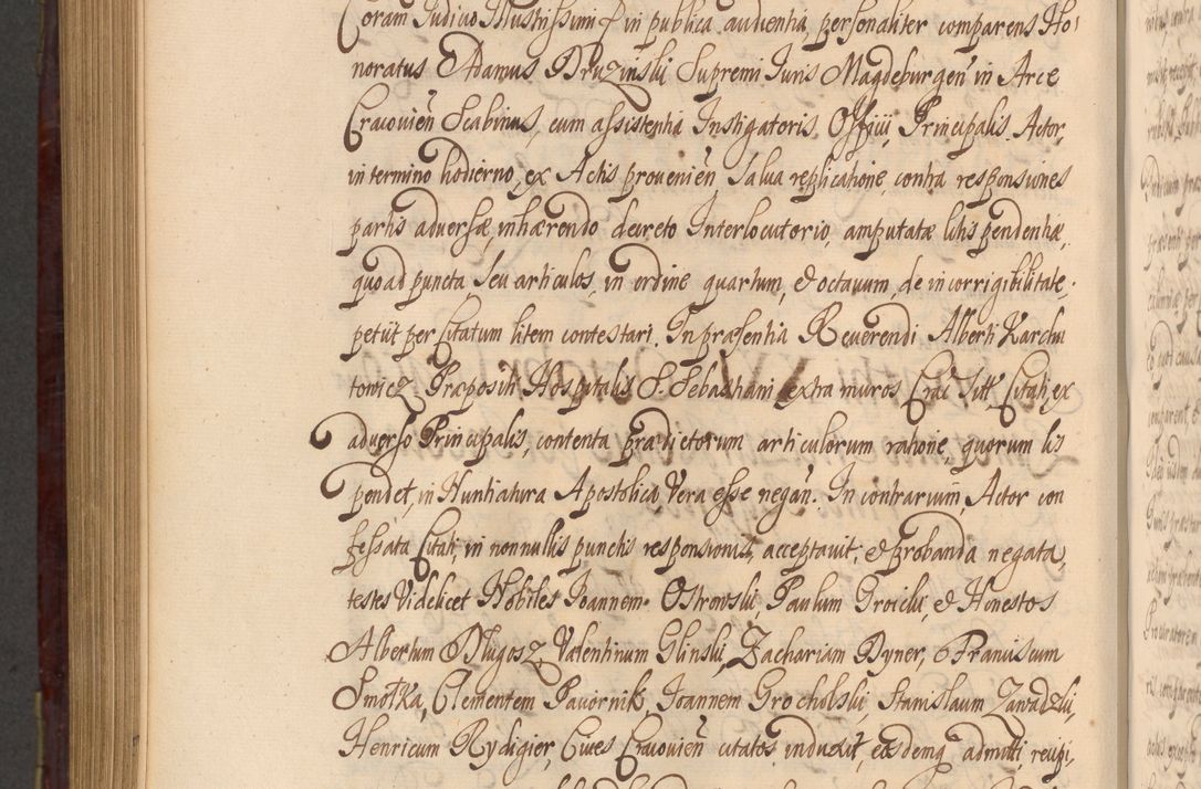 Zdjęcie nr 1039 dla obiektu archiwalnego: Acta actorum episcopalium R. D. Andreae Trzebicki ab anno 1670 ad annum 1675 mensem Martinum acticatorum Volumen V