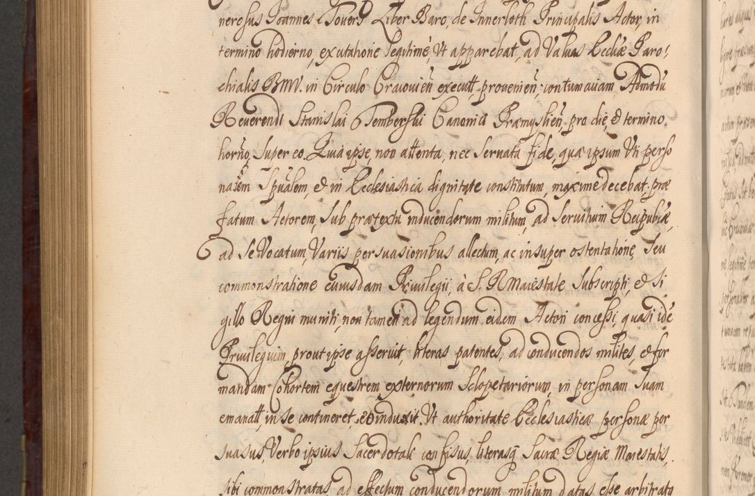 Zdjęcie nr 1041 dla obiektu archiwalnego: Acta actorum episcopalium R. D. Andreae Trzebicki ab anno 1670 ad annum 1675 mensem Martinum acticatorum Volumen V