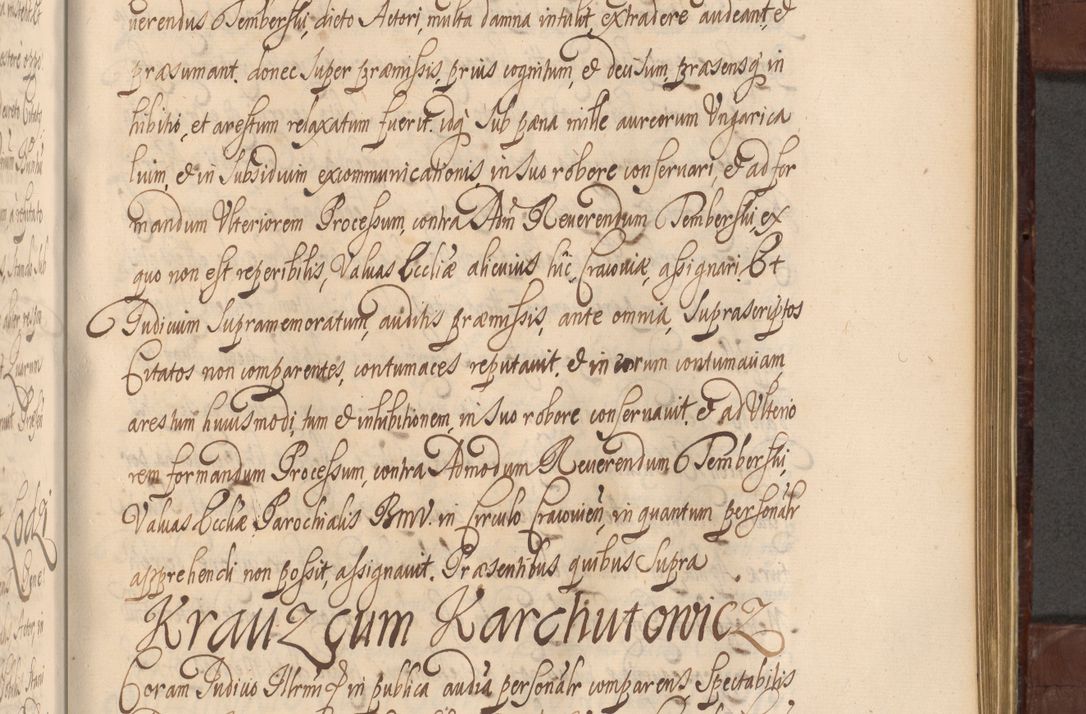 Zdjęcie nr 1034 dla obiektu archiwalnego: Acta actorum episcopalium R. D. Andreae Trzebicki ab anno 1670 ad annum 1675 mensem Martinum acticatorum Volumen V