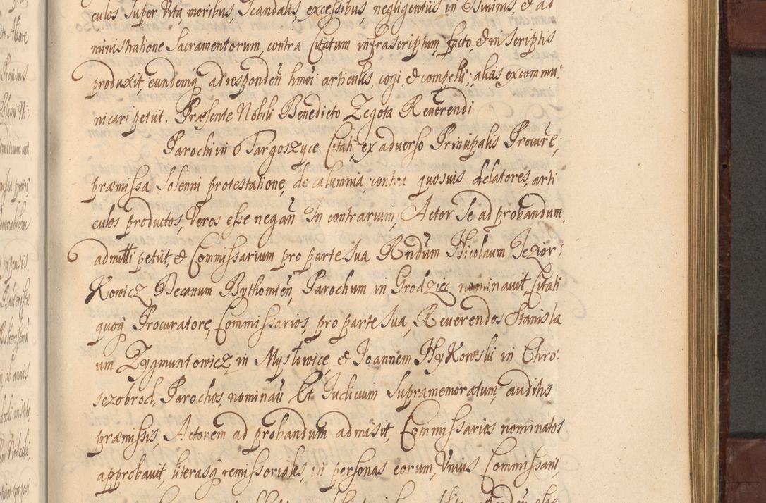 Zdjęcie nr 1028 dla obiektu archiwalnego: Acta actorum episcopalium R. D. Andreae Trzebicki ab anno 1670 ad annum 1675 mensem Martinum acticatorum Volumen V