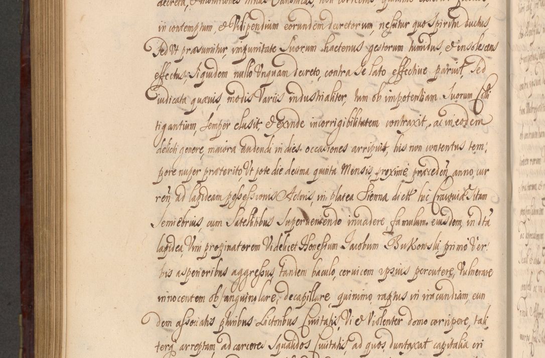 Zdjęcie nr 1017 dla obiektu archiwalnego: Acta actorum episcopalium R. D. Andreae Trzebicki ab anno 1670 ad annum 1675 mensem Martinum acticatorum Volumen V
