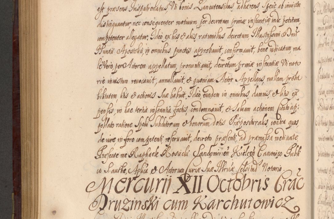 Zdjęcie nr 1015 dla obiektu archiwalnego: Acta actorum episcopalium R. D. Andreae Trzebicki ab anno 1670 ad annum 1675 mensem Martinum acticatorum Volumen V