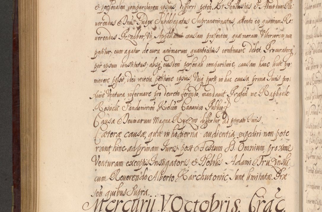 Zdjęcie nr 1011 dla obiektu archiwalnego: Acta actorum episcopalium R. D. Andreae Trzebicki ab anno 1670 ad annum 1675 mensem Martinum acticatorum Volumen V