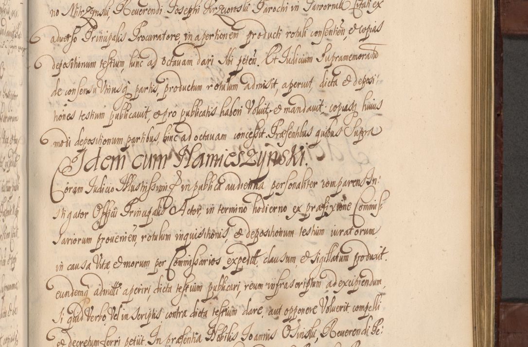 Zdjęcie nr 1008 dla obiektu archiwalnego: Acta actorum episcopalium R. D. Andreae Trzebicki ab anno 1670 ad annum 1675 mensem Martinum acticatorum Volumen V