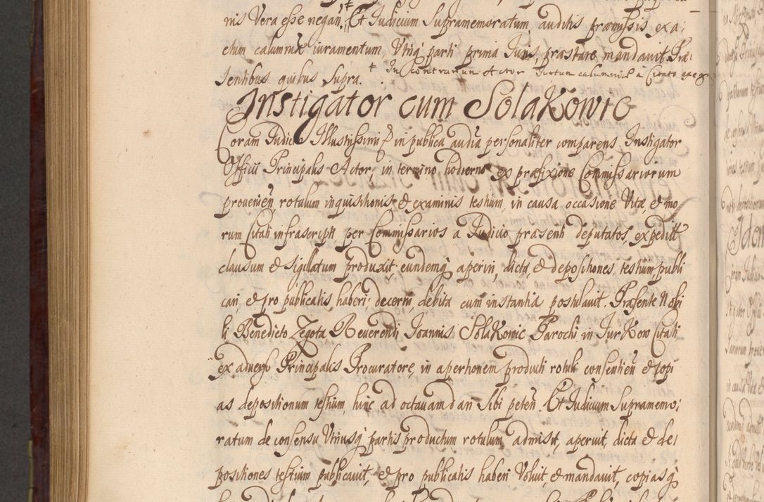 Zdjęcie nr 1007 dla obiektu archiwalnego: Acta actorum episcopalium R. D. Andreae Trzebicki ab anno 1670 ad annum 1675 mensem Martinum acticatorum Volumen V