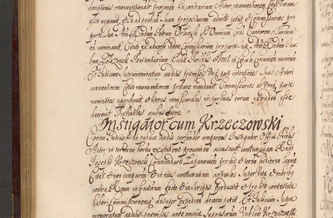 Zdjęcie nr 985 dla obiektu archiwalnego: Acta actorum episcopalium R. D. Andreae Trzebicki ab anno 1670 ad annum 1675 mensem Martinum acticatorum Volumen V