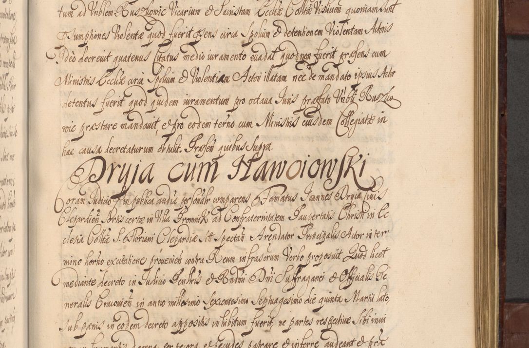Zdjęcie nr 984 dla obiektu archiwalnego: Acta actorum episcopalium R. D. Andreae Trzebicki ab anno 1670 ad annum 1675 mensem Martinum acticatorum Volumen V