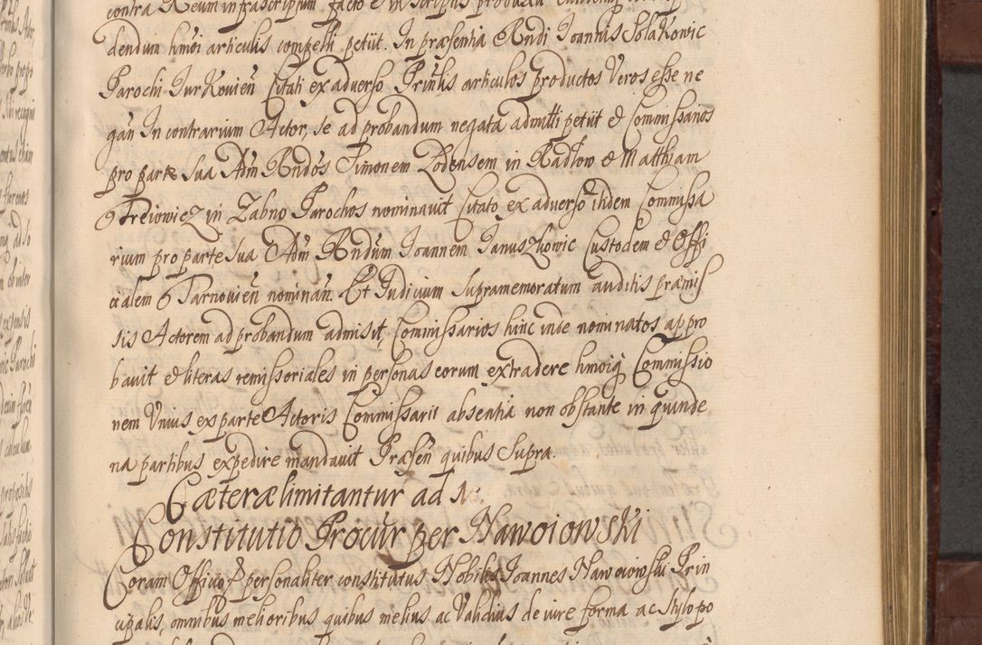 Zdjęcie nr 980 dla obiektu archiwalnego: Acta actorum episcopalium R. D. Andreae Trzebicki ab anno 1670 ad annum 1675 mensem Martinum acticatorum Volumen V