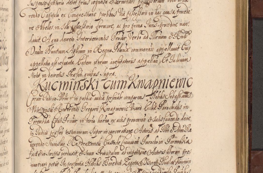 Zdjęcie nr 978 dla obiektu archiwalnego: Acta actorum episcopalium R. D. Andreae Trzebicki ab anno 1670 ad annum 1675 mensem Martinum acticatorum Volumen V
