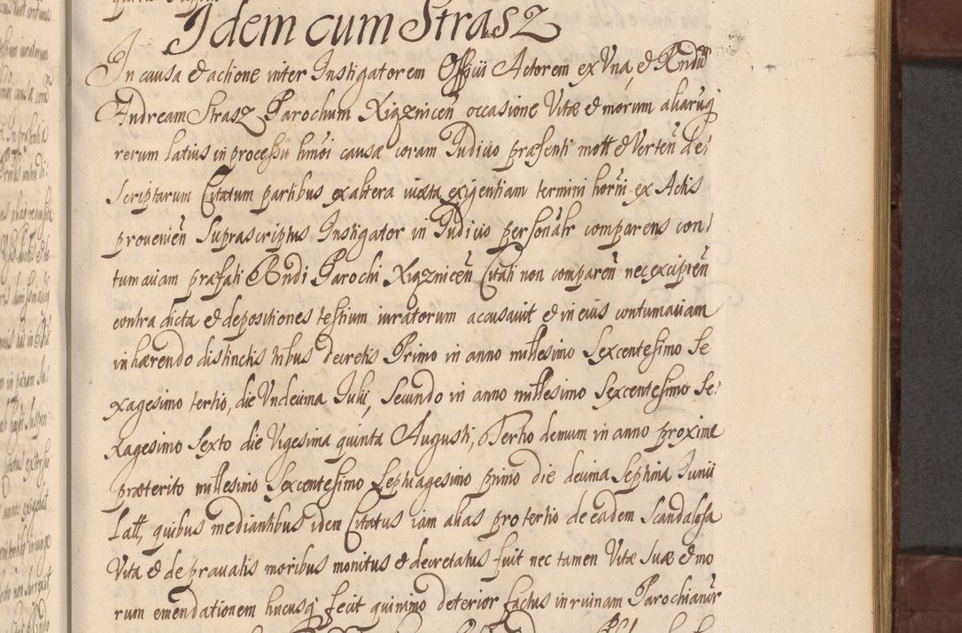 Zdjęcie nr 970 dla obiektu archiwalnego: Acta actorum episcopalium R. D. Andreae Trzebicki ab anno 1670 ad annum 1675 mensem Martinum acticatorum Volumen V