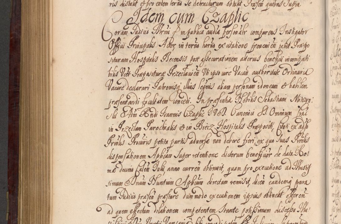 Zdjęcie nr 961 dla obiektu archiwalnego: Acta actorum episcopalium R. D. Andreae Trzebicki ab anno 1670 ad annum 1675 mensem Martinum acticatorum Volumen V