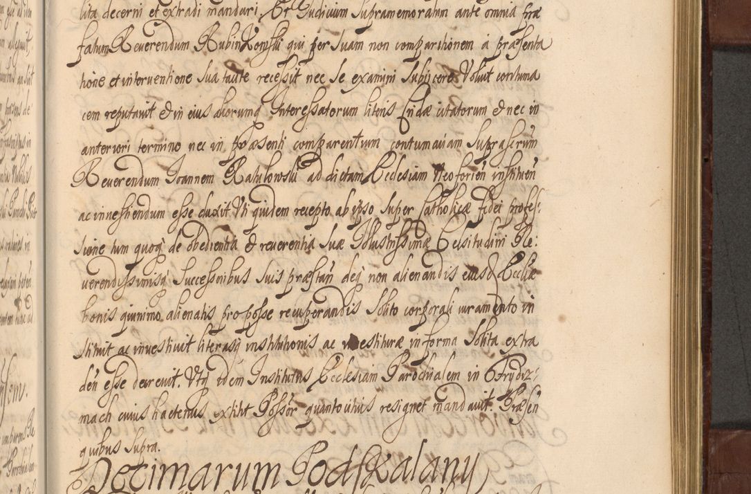 Zdjęcie nr 1150 dla obiektu archiwalnego: Acta actorum episcopalium R. D. Andreae Trzebicki ab anno 1670 ad annum 1675 mensem Martinum acticatorum Volumen V