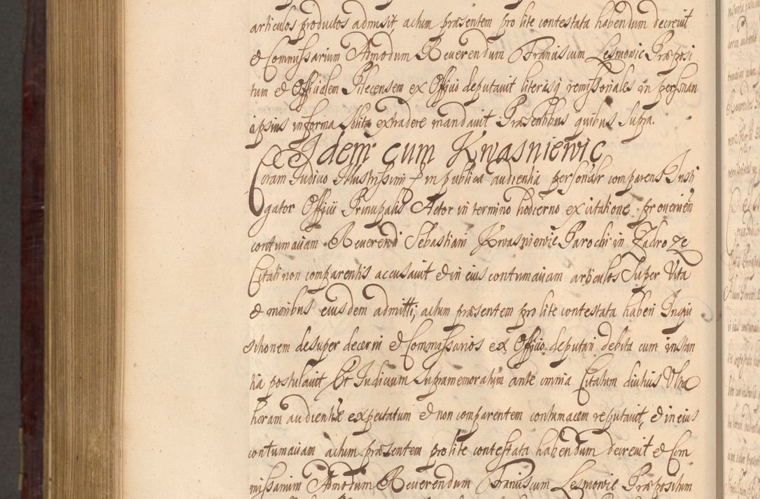 Zdjęcie nr 1351 dla obiektu archiwalnego: Acta actorum episcopalium R. D. Andreae Trzebicki ab anno 1670 ad annum 1675 mensem Martinum acticatorum Volumen V