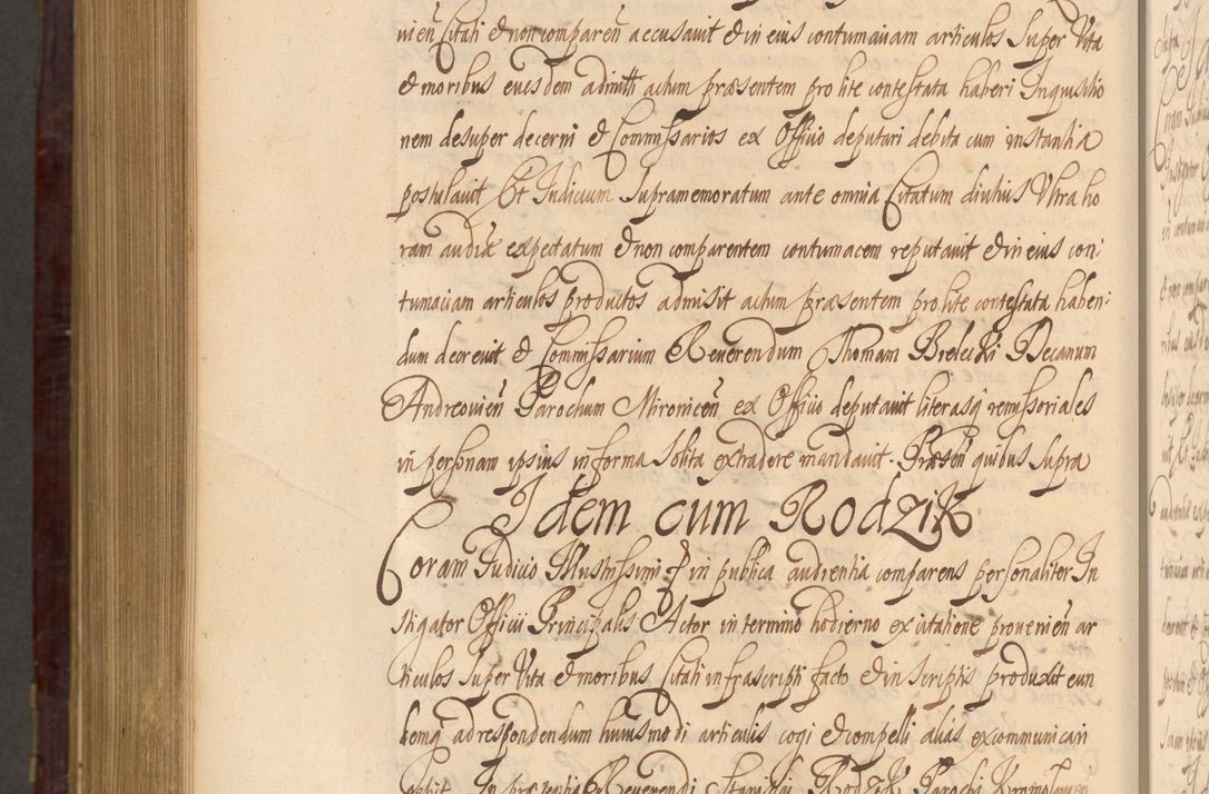 Zdjęcie nr 1349 dla obiektu archiwalnego: Acta actorum episcopalium R. D. Andreae Trzebicki ab anno 1670 ad annum 1675 mensem Martinum acticatorum Volumen V