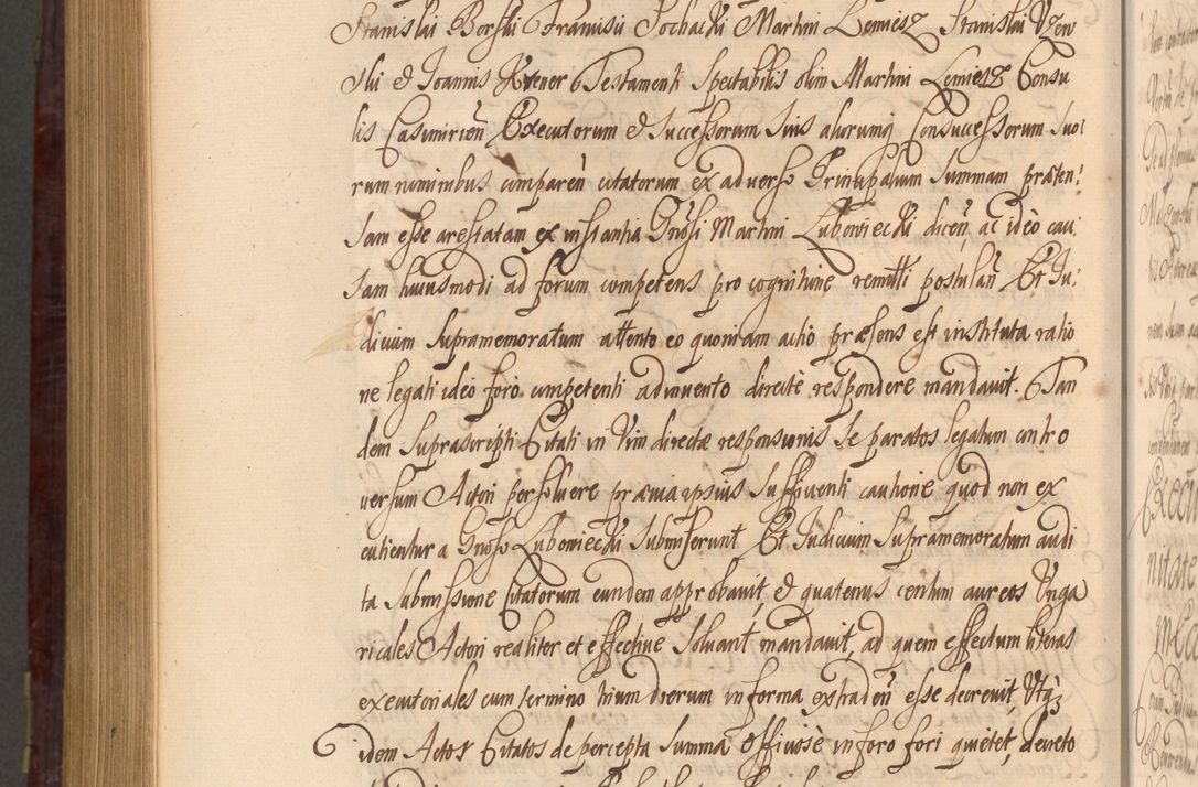 Zdjęcie nr 1155 dla obiektu archiwalnego: Acta actorum episcopalium R. D. Andreae Trzebicki ab anno 1670 ad annum 1675 mensem Martinum acticatorum Volumen V