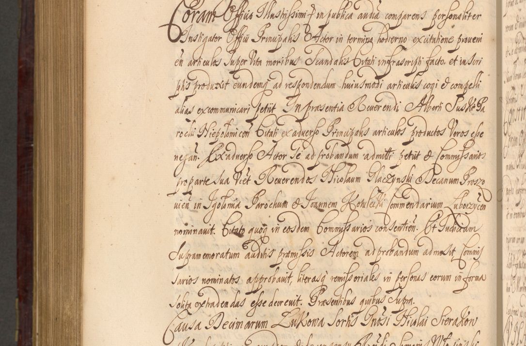 Zdjęcie nr 1341 dla obiektu archiwalnego: Acta actorum episcopalium R. D. Andreae Trzebicki ab anno 1670 ad annum 1675 mensem Martinum acticatorum Volumen V